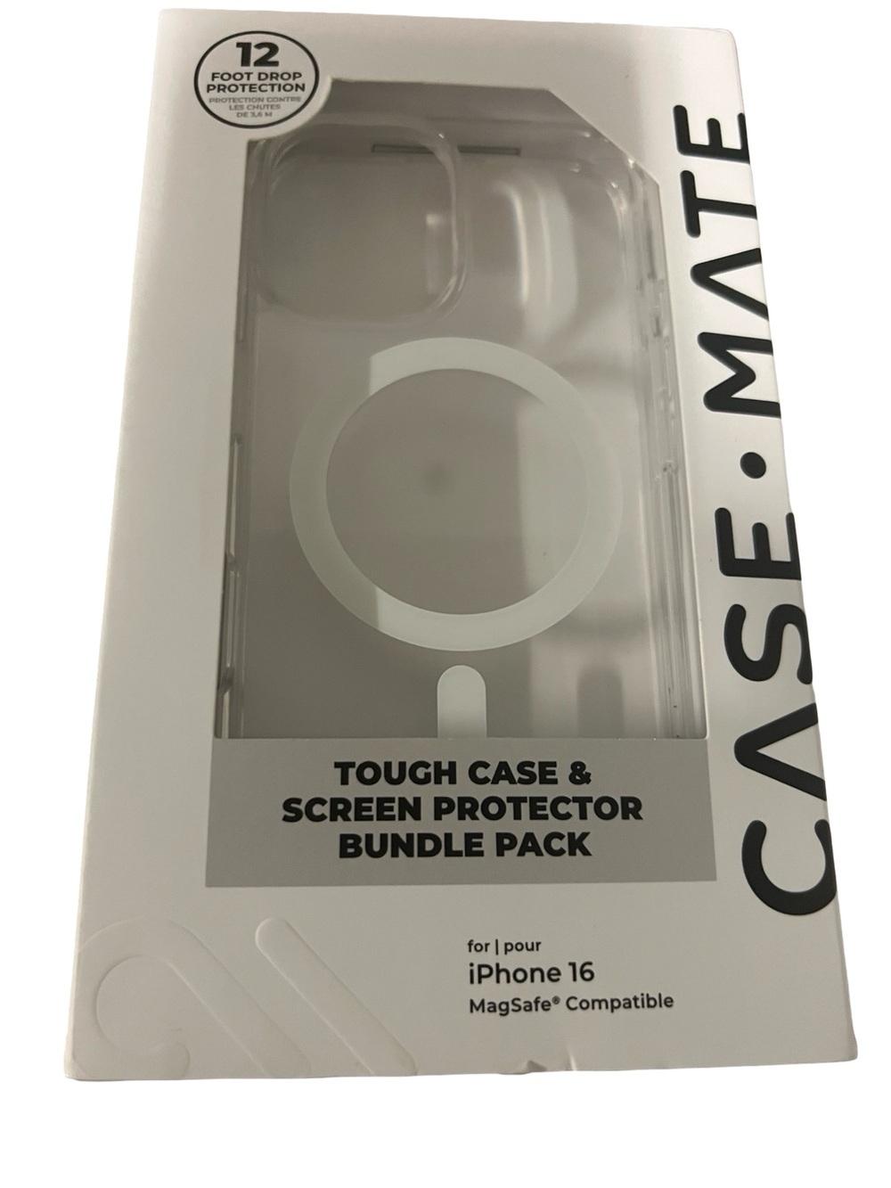 case-mate Clear MagSafe Compatible Tough Case for iPhone 16 - Transparent